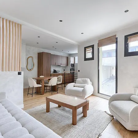 Maison De Charme Au Coeur De Batignolles Lägenhet Paris